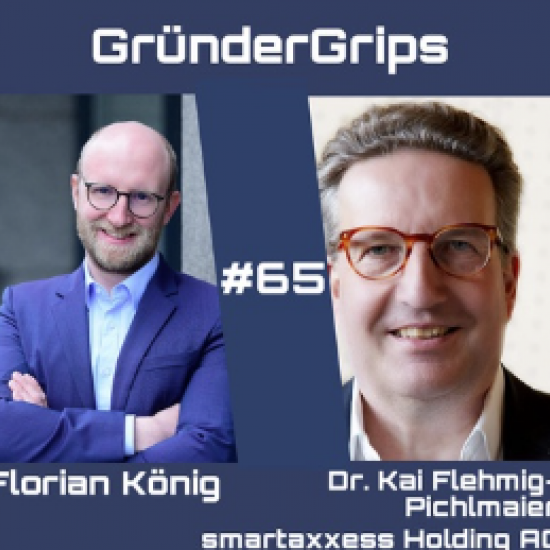 Podcast Gründergrips mit Kai Flehmig-Pichlmaier
